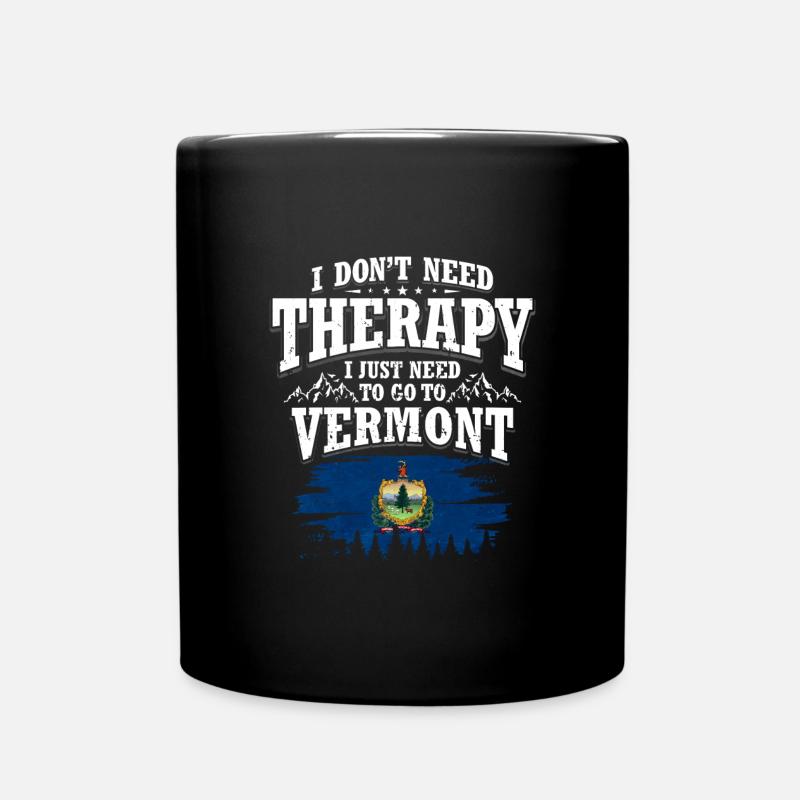 Vermont - Tasse einfarbig - Schwarz