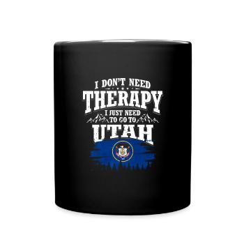 Utah - Mug uni - noir - Devant