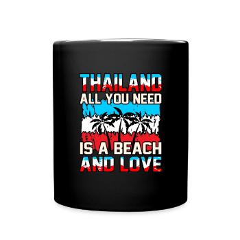 Thailand - Full Colour Mug - black - Front