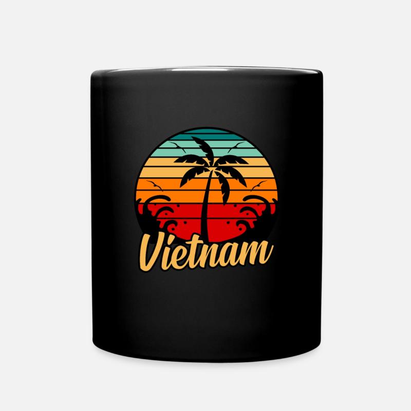 Vietnam - Tasse einfarbig - Schwarz