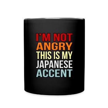 Japan - Tasse einfarbig - Schwarz - Vorne