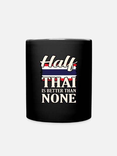 Thailand - Tasse einfarbig - Schwarz