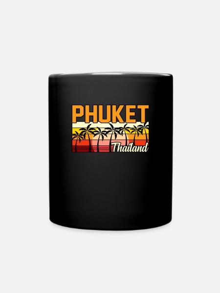 Thailand - Tasse einfarbig - Schwarz