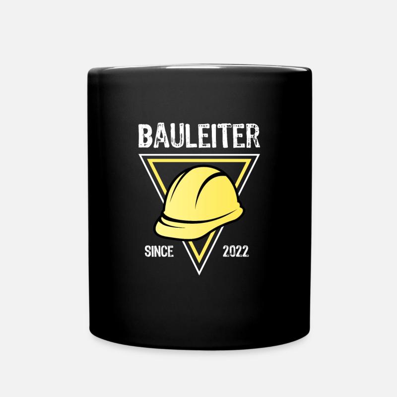 Bauleiter Bauherren Bauleitung - Tasse einfarbig - Schwarz