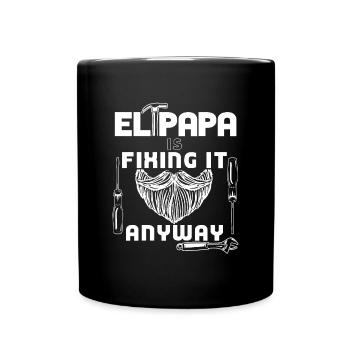 Elpapa Fixing It Anyway Beard Toolbox Set - Full Colour Mug - black - Front