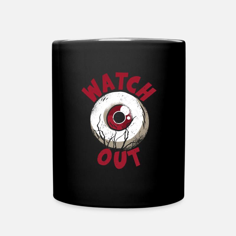 Dark Art Aesthetic Grunge Horror Gothic - Full Colour Mug - black