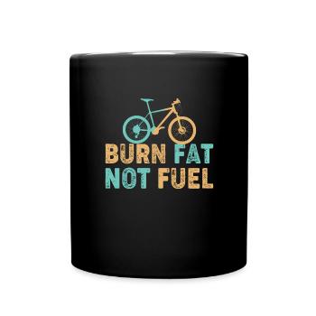 Cycopath Fahrrad E-Bike Radfahren Rennrad Fahrrad - Tasse einfarbig - Schwarz - Vorne