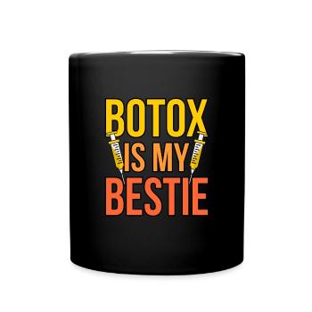 Botox - Tasse einfarbig - Schwarz - Vorne