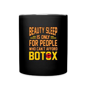 Botox - Tasse einfarbig - Schwarz - Vorne