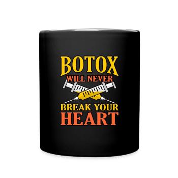 Botox - Tasse einfarbig - Schwarz - Vorne