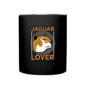 Jaguar - Tasse einfarbig - Schwarz - Vorne