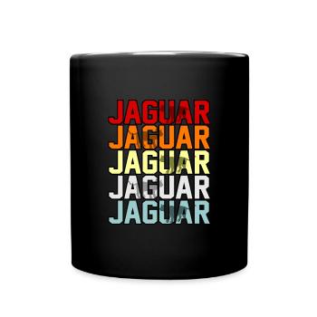 Jaguar - Tasse einfarbig - Schwarz - Vorne
