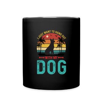 Dog Hair Dog Dog Owner Gift - Full Colour Mug - black - Front