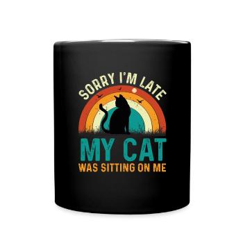 Chat Chats Animal Animal De compagnie Fille Chat Dame - Mug uni - noir - Devant