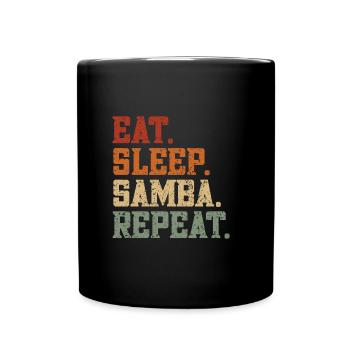 Samba - Tasse einfarbig - Schwarz - Vorne