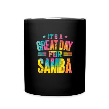 Samba - Tasse einfarbig - Schwarz - Vorne
