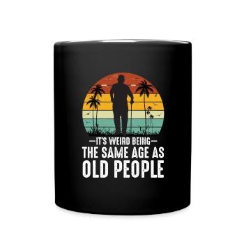 Geburtstagsshirt Mann Frau lustig - Tasse einfarbig - Schwarz - Vorne