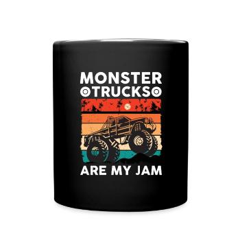 Monstertruck Monstertruck Kinder jam jump v8 laut - Tasse einfarbig - Schwarz - Vorne