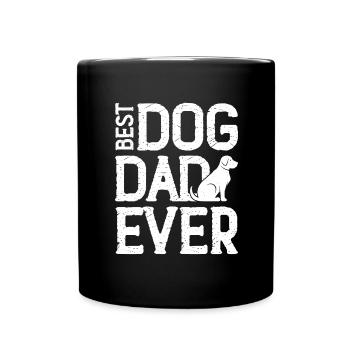 Chiens Animal de compagnie Propriétaire de chien Chien Ami Patte - Mug uni - noir - Devant