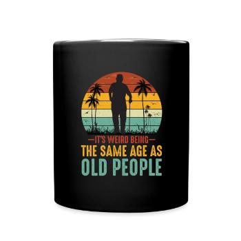 Geburtstagsshirt Mann Frau lustig - Tasse einfarbig - Schwarz - Vorne
