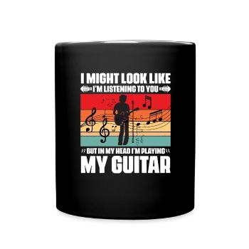 Guitariste Guitariste Guitariste Guitariste Musiciens Musique - Mug uni - noir - Devant