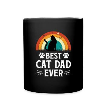Real men love cats cat man cat father - Full Colour Mug - black - Front
