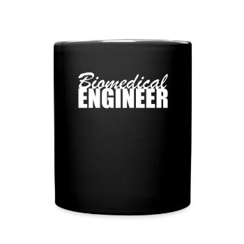 Proud Biomedical Technician Biology Research Bio - Full Colour Mug - black - Front