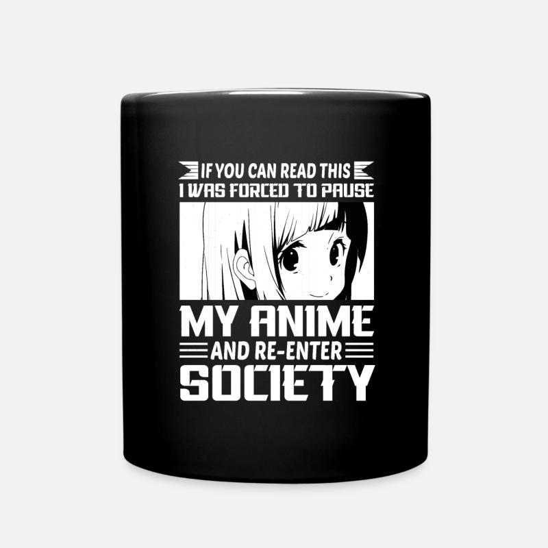 Anime Ramen Sketch Anime Ramen Cadeau - Mug uni - noir