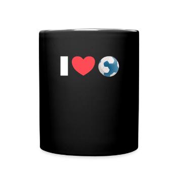 Handball Motiv Handballspieler Handballer Sport - Tasse einfarbig - Schwarz - Vorne
