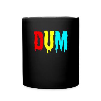 Dum Dum Drip Rain Rainbow Drip Dripfin Letters Str - Full Colour Mug - black - Front