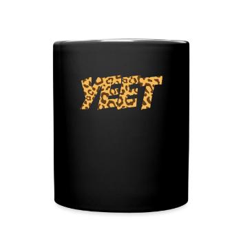 Yeet meme yeeted Argot M dchen Adolescent Léopard Ye - Mug uni - noir - Devant