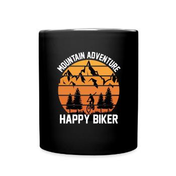 Cycopath Bike E-Bike Cycling Road Bike Bike - Full Colour Mug - black - Front
