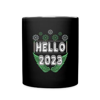 Bonne année Fête du Nouvel An Réveillon du Nouvel An 2023 - Mug uni - noir - Devant