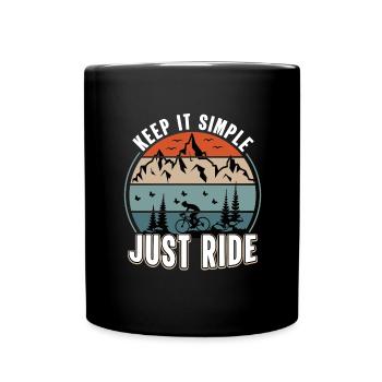Cycopath Bike E-Bike Cycling Road Bike Bike - Full Colour Mug - black - Front