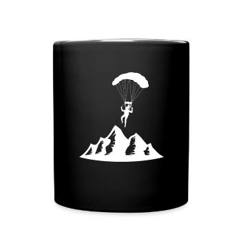 Parapente Parapente Parachute Parachute Para - Mug uni - noir - Devant