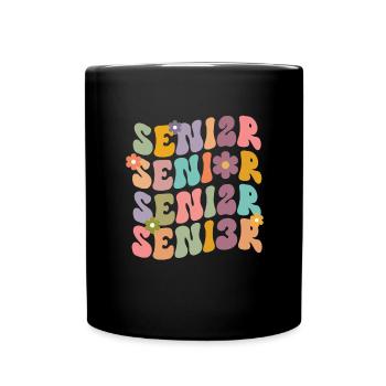 Rentner 2022 Ruhestand Rente Opa Pension Senior - Tasse einfarbig - Schwarz - Vorne