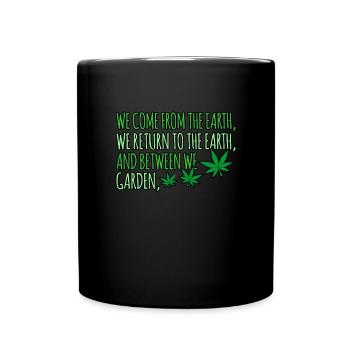 Cannabis - Mug uni - noir - Devant