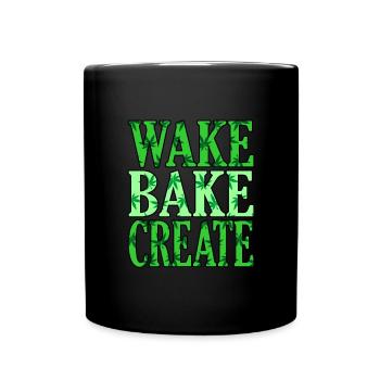 Cannabis - Mug uni - noir - Devant