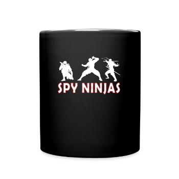 Spy Ninjas Spionage Versteckter Rekorder - Tasse einfarbig - Schwarz - Vorne