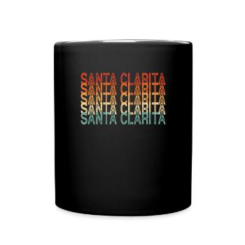 Santa Clarita California - Full Colour Mug - black - Front