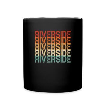 Riverside Californie - Mug uni - noir - Devant