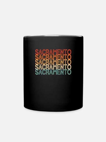 Sacramento Californie - Mug uni - noir