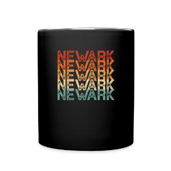 Newark New Jersey - Tasse einfarbig - Schwarz - Vorne