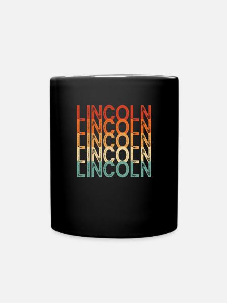 Lincoln Nebraska - Full Colour Mug - black