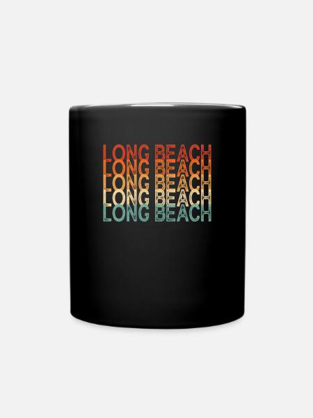 Long Beach Kalifornien - Tasse einfarbig - Schwarz