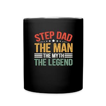 Stepfather Father Stepdad Papa Father's Day Gift - Full Colour Mug - black - Front