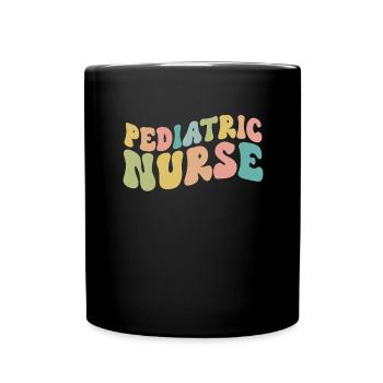Infirmière en pédiatrie Soins infirmiers Pédiatrie - Mug uni - noir - Devant