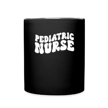 Infirmière en pédiatrie Soins infirmiers Pédiatrie - Mug uni - noir - Devant