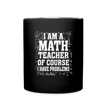 Professeur de mathématiques Formule mathématique Professeur de géométrie - Mug uni - noir - Devant