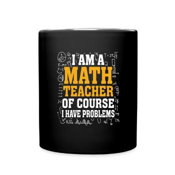 Professeur de mathématiques Formule mathématique Professeur de géométrie - Mug uni - noir - Devant